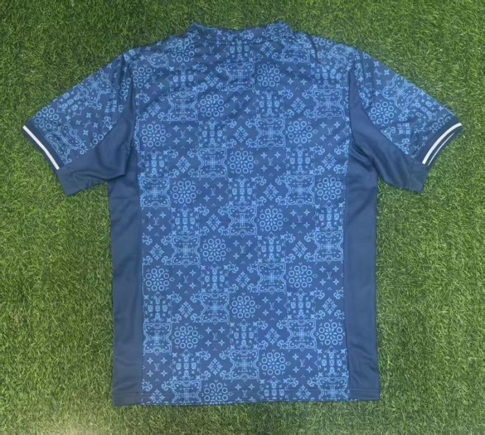 Fan Version 2025 Portugal Blue Soccer Training Jersey Football Shirt