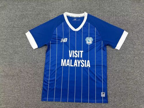 Fans Version 2025-2026 Cardiff City Home Soccer Jersey Football Shirt