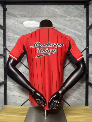 Player Version 2025-2026 Manchester United Red MLB Jersey Baseball Shirt