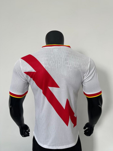 Player Version 2025-2026 Rayo Vallecano Home Soccer Jersey