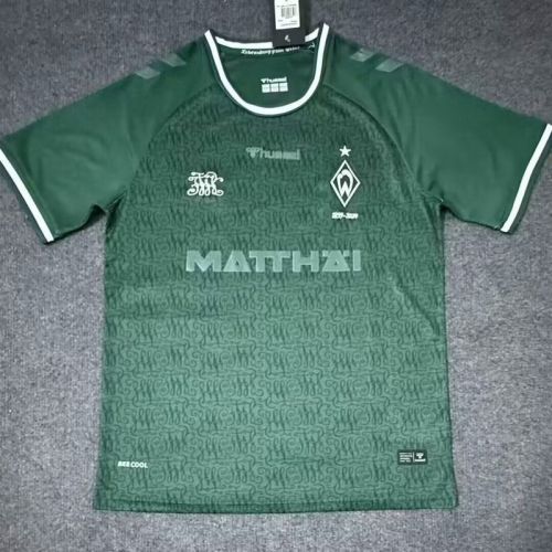 Fan Version 2025-2026 Werder Bremen Green Soccer Jersey Football Shirt