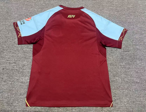 Fan Version 2025-2026 Aston Villa Home Football Shirt Soccer Jersey