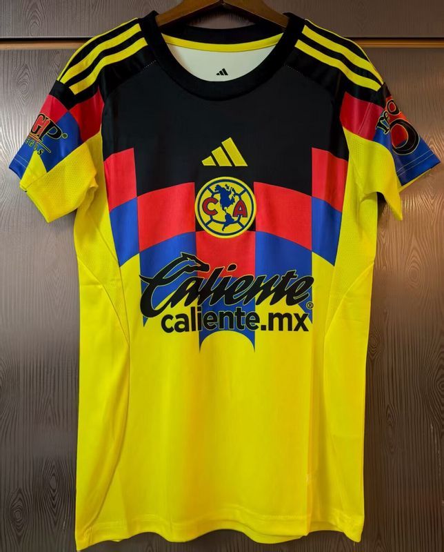 Women 2025-2026 Club America Home Soccer Jersey Girl Football Shirt