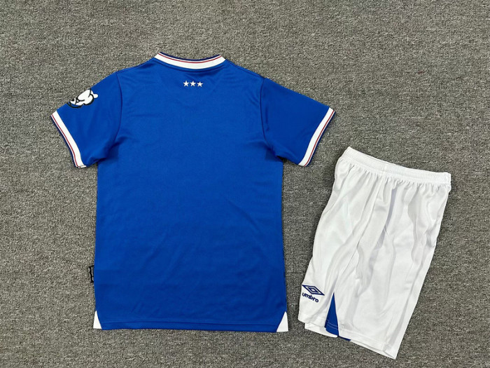 Youth Uniform Kids Kit 2025-2026 Ipswich Town Home Soccer Jersey Shorts Child Football Set