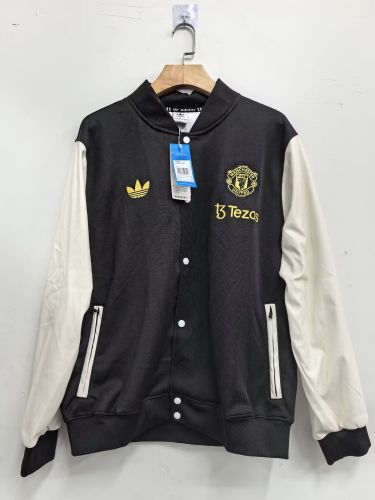 2025-2026 Manchester United Black Baseball Jacket MLB Jacket