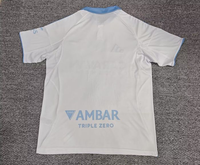 Fan Version 2025-2026 Real Zaragoza Home Soccer Jersey Football Shirt