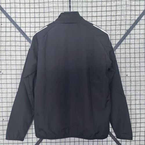 2025-2026 Juventus Black Soccer Windbreaker Jacket Football Jacket