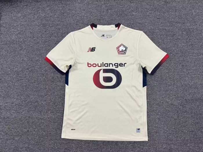 Fans Version 2025-2026 Lille Away Soccer Jersey Football Shirt