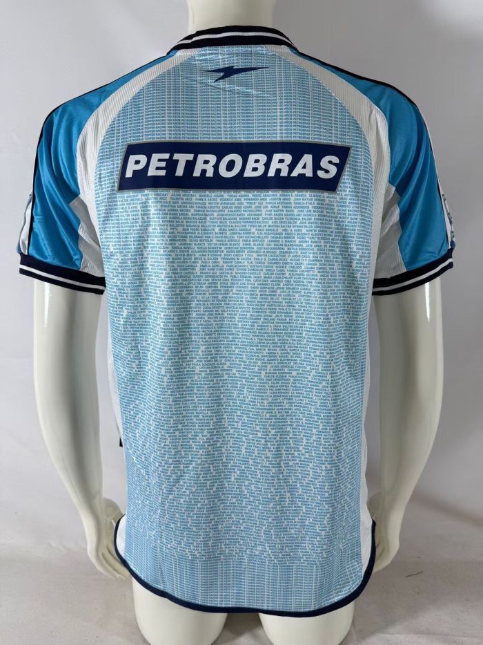 Retro Jersey 2003-2004 Argentina Racing Club Home Soccer Jersey Vintage Football Shirt