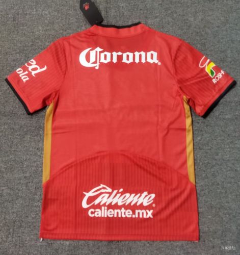 Fan Version 2025-2026 Deportivo Toluca Home Soccer Jersey Football Shirt