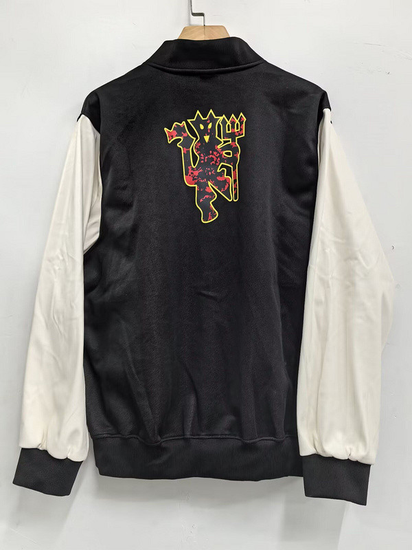 2025-2026 Manchester United Black Baseball Jacket MLB Jacket