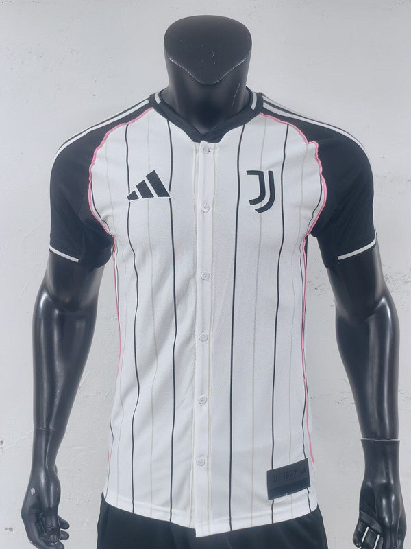 Player Version 2025-2026 Juventus MLB Jersey Baseball Shirt