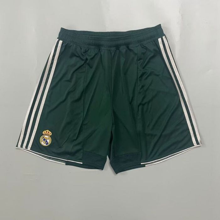 Retro Shorts 2012-2013 Real Madrid Third Away Green Soccer Shorts
