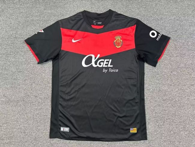 with Laliga Patch Fans Version 2025-2026 Mallorca Third Away Black Soccer Jersey Football Shirt