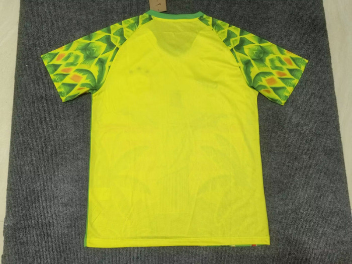 Fan Version 2025 Brazil Yellow/White Jesus Edition Soccer Jersey Brasil Camisetas de Futbol