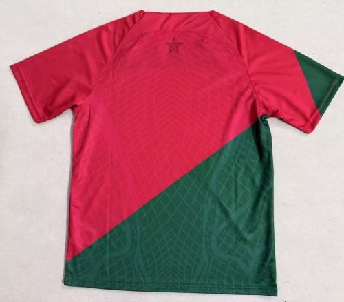 Fans Version 2025 Morocco Green/Red Special Edition Soccer Jersey Football Shirt