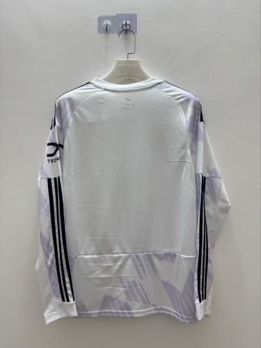 Long Sleeve Fan Version 2025-2026 Manchester United Away Soccer Jersey Man United Football Shirt