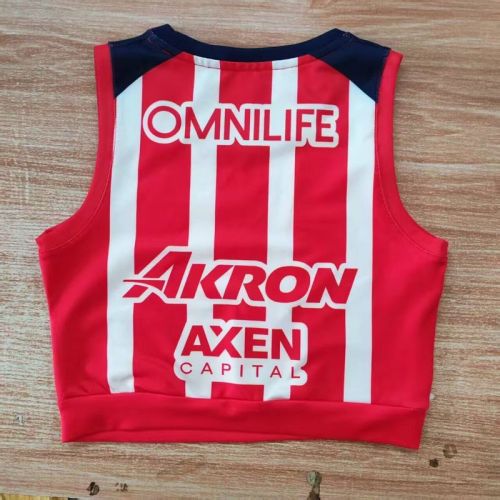 Women 2025-2026 Chivas Home Soccer Yoga Vest Girl Football Jersey
