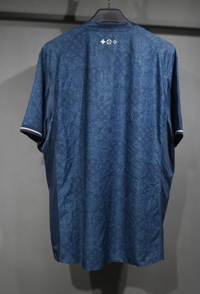 Player Version 2025 Portugal Dark Blue Soccer Jersey Football Shirt