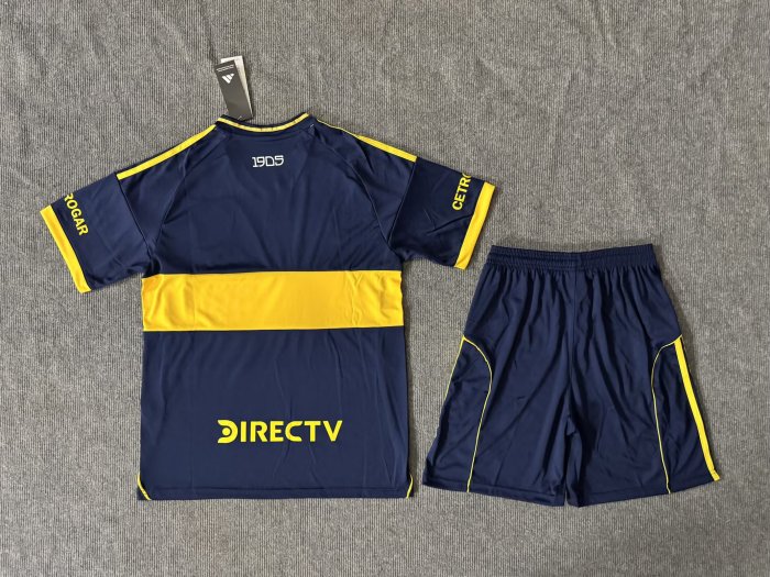 Adult Uniform 2025-2026 Boca Juniors Home Soccer Jersey Shorts Football Kit