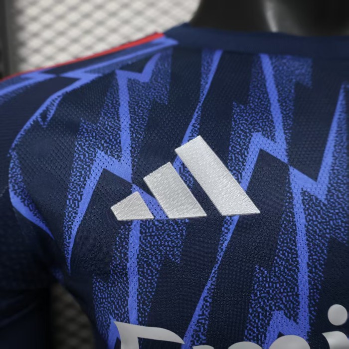 Long Sleeve Player Version 2025-2026 Arsenal Away Footbal Shirt Soccer Jersey