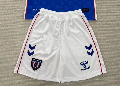 Fan Version 2025-2026 Sunderland Away Soccer Shorts Football Shorts