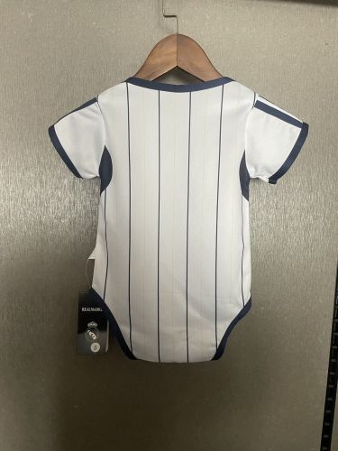 Baby Cloth 2025-2026 Real Madrid MLB Jersey Baseball Baby Onesies