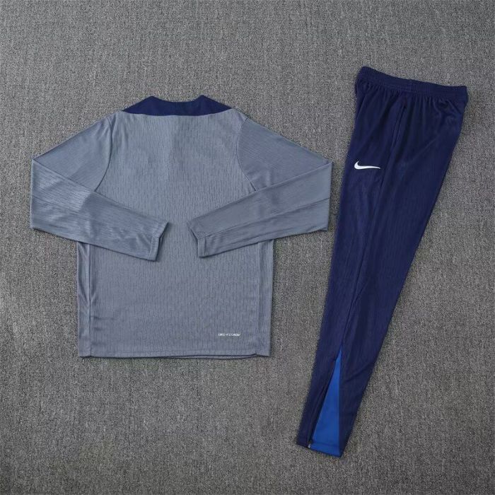 2025-2026 PSG Grey Soccer Training Sweater and Pants Football Kit