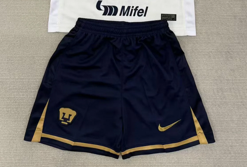 Fan Version 2025-2026 Pumas Home Soccer Shorts Football Shorts