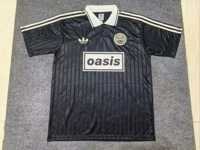 Fan Version 2025-2026 AD Oasis Black Soccer Jersey Football Shirt