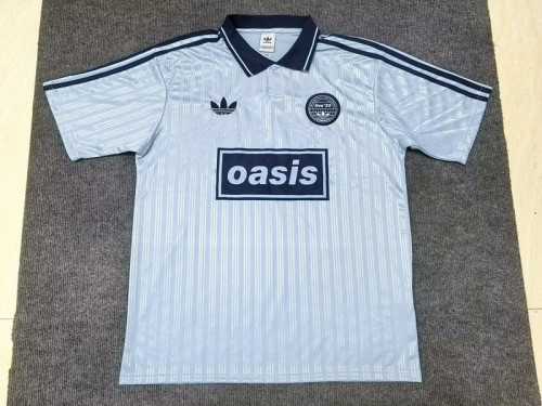 Fan Version 2025-2026 AD Oasis Light Blue Soccer Jersey Football Shirt