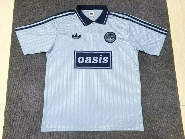 Fan Version 2025-2026 AD Oasis Light Blue Soccer Jersey Football Shirt