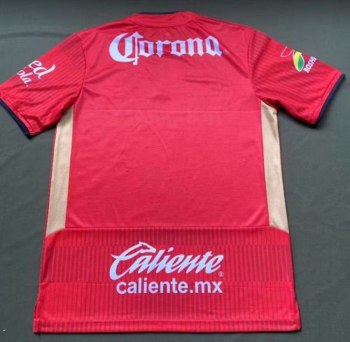 Player Version 2025-2026 Deportivo Toluca Home Soccer Jersey Football Shirt