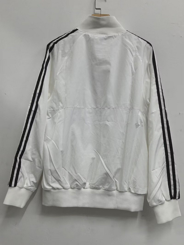 Retro Model Real Madrid White Soccer Windbreaker Jacket Football Jacket