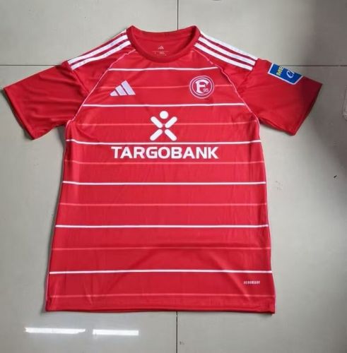Fan Version 2025-2026 Fortuna Düsseldorf Home Soccer Jersey Football Shirt