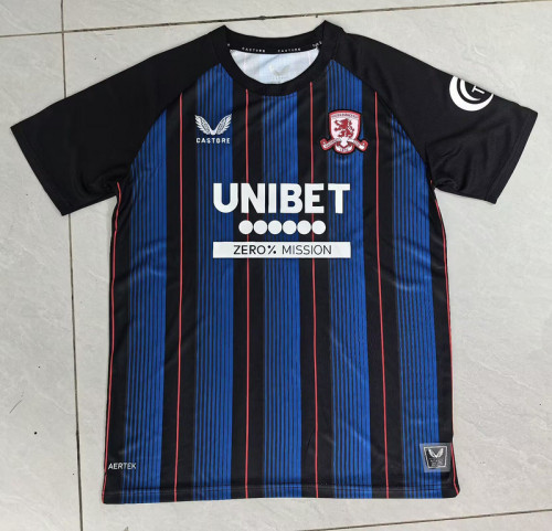 Fans Version 2025-2026 Middlesbrough Away Soccer Jersey Football Shirt