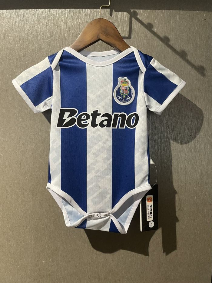 Baby Cloth 2025-2026 Porto Home Soccer Jersey Baby Onesies