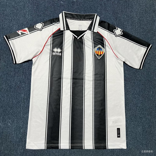 with LALIGA Patch Fan Version 2025-2026 CD Castellón Home Soccer Jersey Castellon Football Shirt