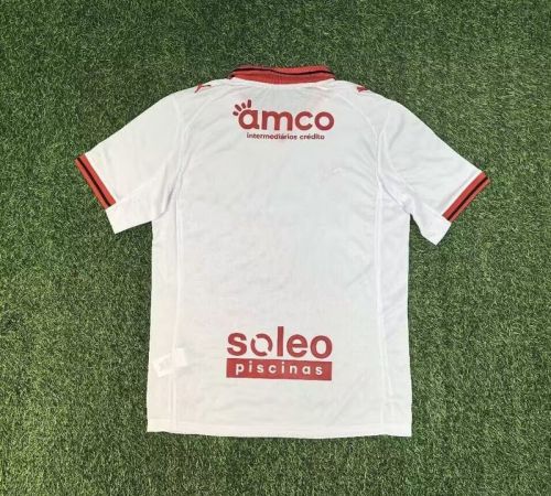 Fans Version 2025-2026 Braga Away White Soccer Jersey Football Shirt