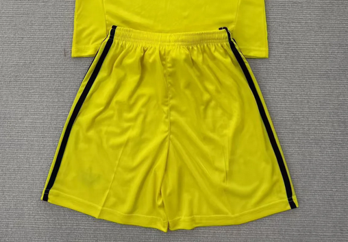 Fan Version 2025-2026 Newcastle United Yellow Goalkeeper Soccer Shorts Football Shorts