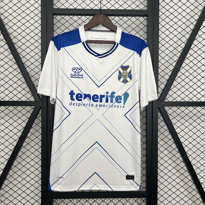 Fan Version 2025-2026 Tenerife Home Soccer Jersey Tenerice Football Shirt