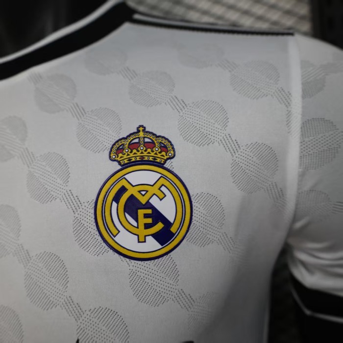 Player Version 2025-2026 Real Madrid White Special Version Soccer Jersey Real Football Shirt