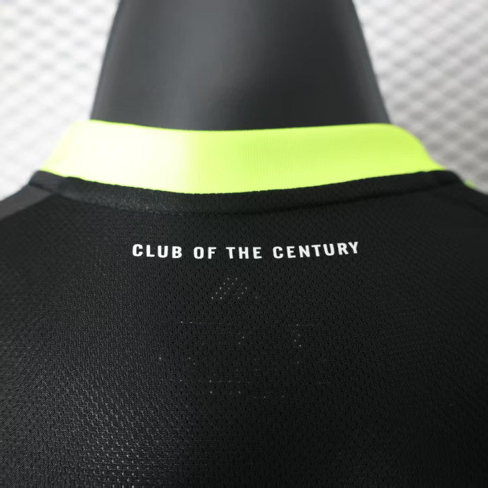 Player Version 2025-2026 Al Ahly Away Black Soccer Jersey Football Shirt