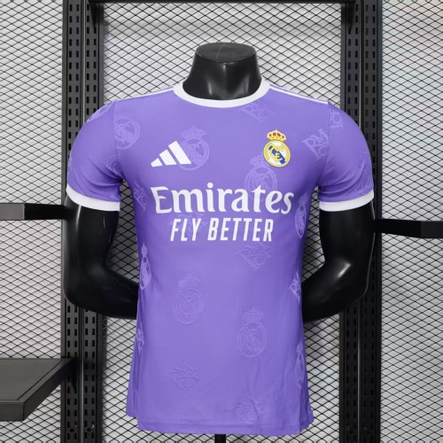 Player Version 2025-2026 Real Madrid Purple Special Version Soccer Jersey Real Football Shirt