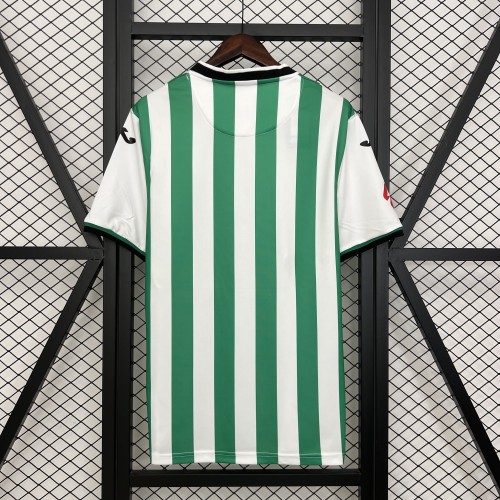 with LALIGA Patch Fan Version 2025-2026 Córdoba Home Soccer Jersey Cordoba Cordoba Football Shirt