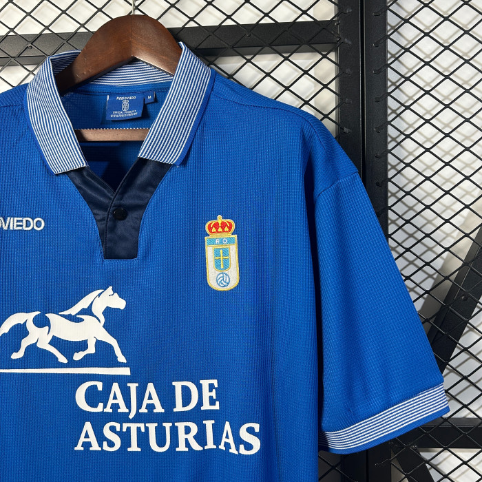 Retro Jersey 1996-1997 Real Oviedo Home Soccer Jersey Vintage Football Shirt