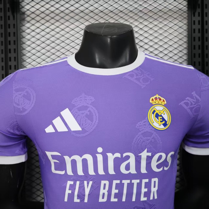 Player Version 2025-2026 Real Madrid Purple Special Version Soccer Jersey Real Football Shirt