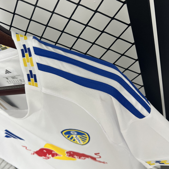 Fan Version 2025-2026 Leeds United Home Soccer Jersey Football Shirt
