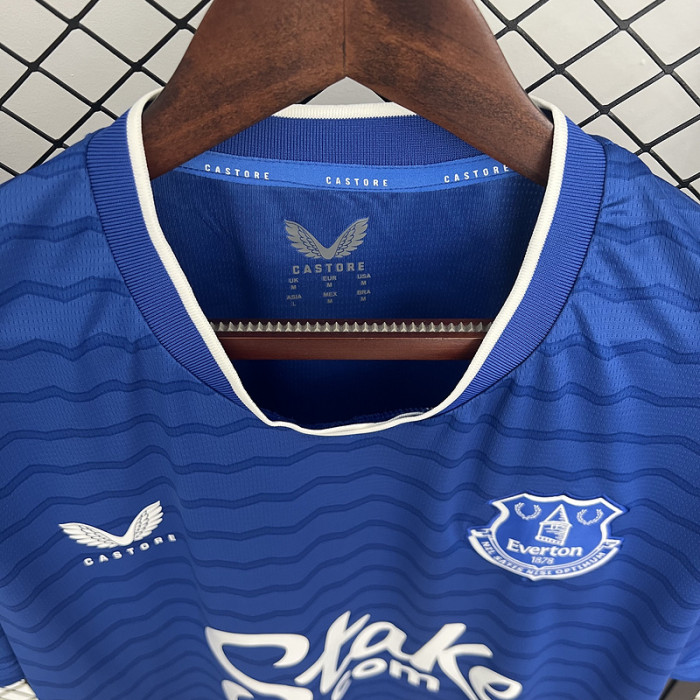 Fan Version 2025-2026 Everton Home Soccer Jersey Football Shirt
