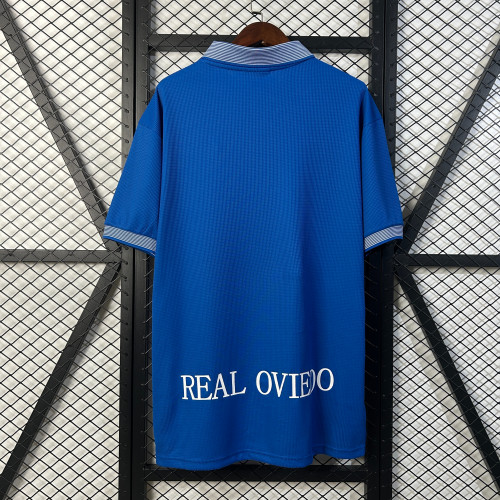 Retro Jersey 1996-1997 Real Oviedo Home Soccer Jersey Vintage Football Shirt